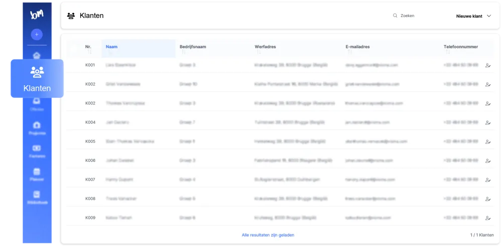 CRM facturatieprogramma