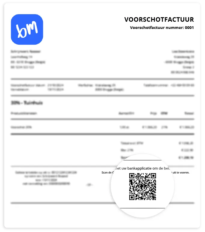 Betaling met QR-code